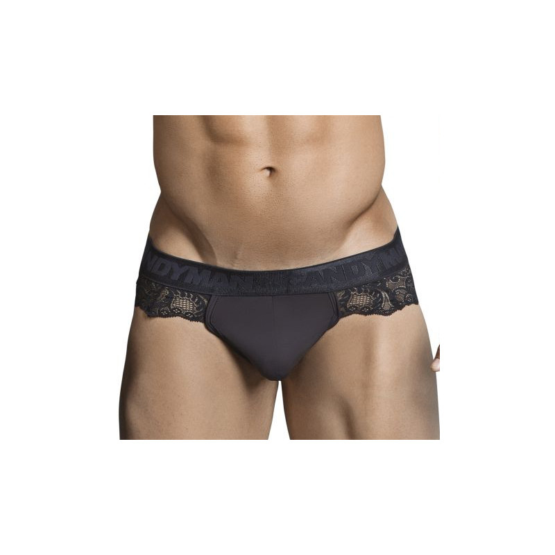 CandyMan String Dentelle Bes Noir